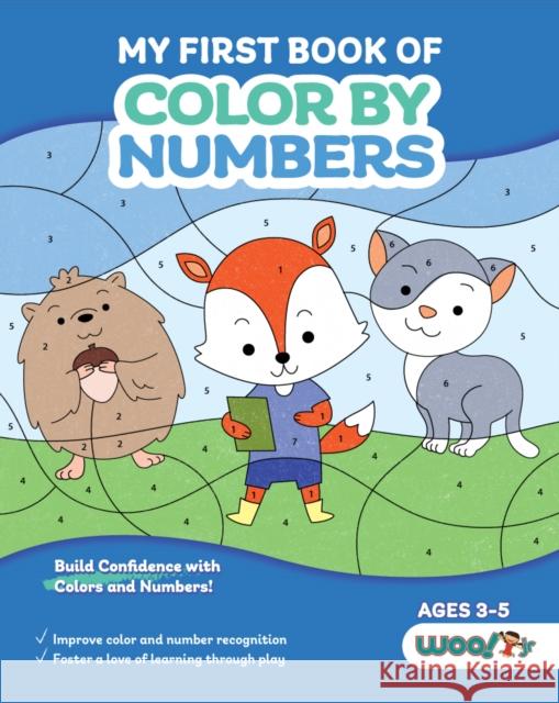 My First Book of Color by Numbers: (Build Confidence with Colors and Numbers) Woo! Jr. Kids Activities 9781642507157 Dragonfruit