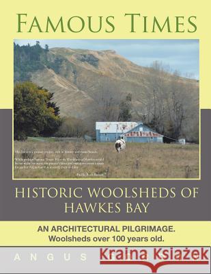 Famous Times: Historic Woolsheds of Hawkes Bay Angus Gordon 9781642540789 Matchstick Literary