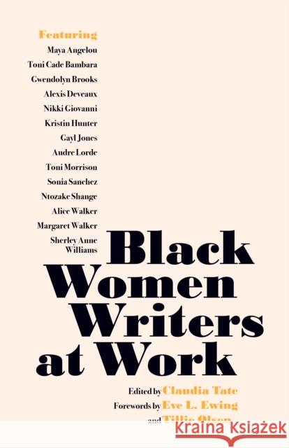 Black Women Writers at Work  9781642598407 Haymarket Books