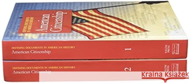 Defining Documents in American History: American Citizenship: Print Purchase Includes Free Online Access Salem Press 9781642657609 Salem Press