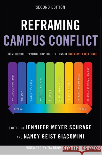 Reframing Campus Conflict: Student Conduct Practice Through the Lens of Inclusive Excellence Jennifer Meyer Schrage Nancy Geist Giacomini 9781642670486