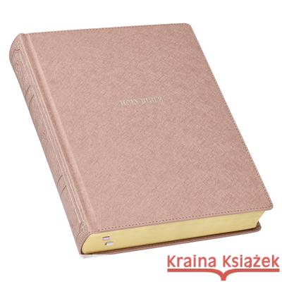 KJV Holy Bible, Large Print Note-Taking Bible, Faux Leather Hardcover - King James Version, Pearlescent Mauve Christian Art Gifts 9781642728828 Christian Art Gifts Inc