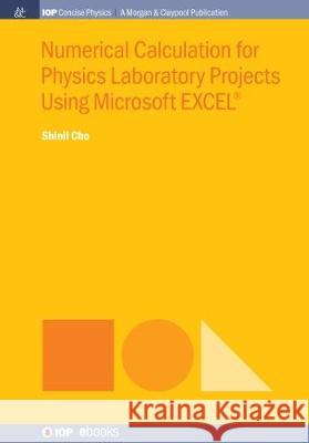 Numerical Calculation for Physics Laboratory Projects Using Microsoft EXCEL(R) Shinil Cho 9781643277233 Iop Concise Physics