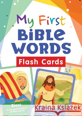 My First Bible Words Flash Cards Compiled by Barbour Staff 9781643529011