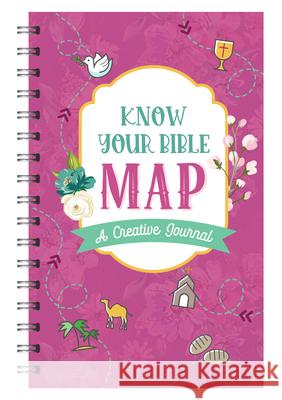 Know Your Bible Map [Women's Cover]: A Creative Journal Compiled by Barbour Staff 9781643529103 Barbour Publishing