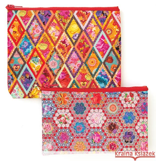 Kaffe Fassett’s Fabulous Florals Eco Pouch Set Kaffe Fassett 9781644031643