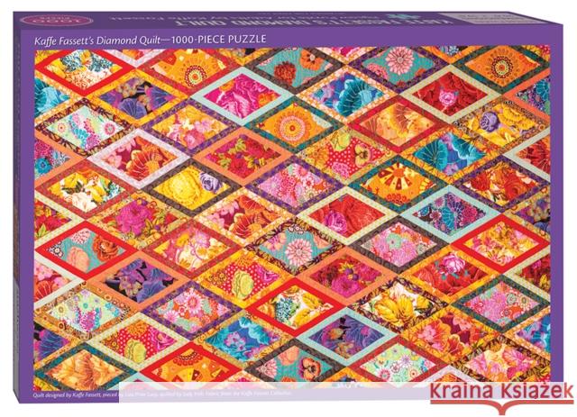 Kaffe Fassett’s Diamond Quilt Jigsaw Puzzle: 1000 Pieces, Dimensions 29.5? x 19.7? Kaffe Fassett 9781644031797