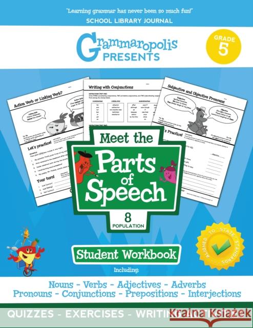 The Parts of Speech Workbook, Grade 5 Voorhees, Coert 9781644420188