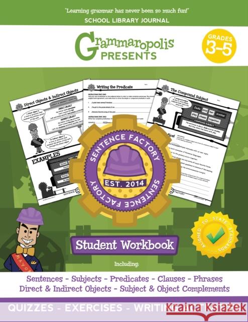 The Parts of the Sentence Workbook, Grades 3-5 Voorhees, Coert 9781644420195