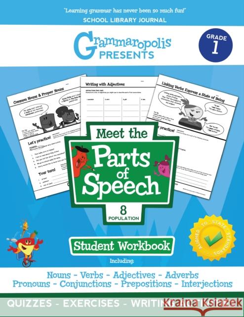 The Parts of Speech Workbook, Grade 1 Voorhees, Coert 9781644420300