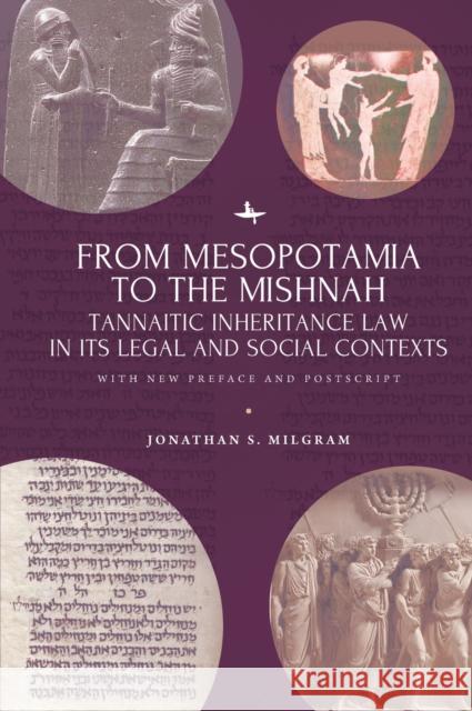 From Mesopotamia to the Mishnah: Tannaitic Inheritance Law in Its Legal and Social Contexts  9781644690277 Academic Studies Press