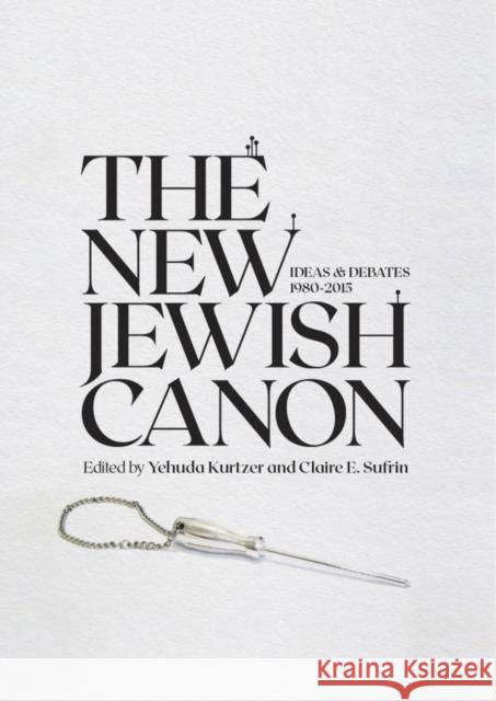 The New Jewish Canon  9781644693605 Academic Studies Press