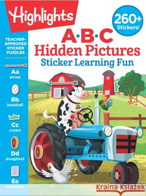 ABC Hidden Pictures Sticker Learning Fun Highlights Learning 9781644721841 Highlights Learning