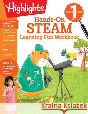 First Grade Hands-On Steam Learning Fun Workbook Highlights Learning 9781644722961 
