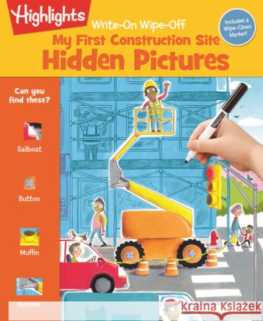 Write–On Wipe–Off My First Construction Site Highlights 9781644727218 Highlights Press