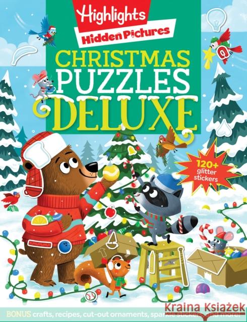 Christmas Puzzles Deluxe Highlights 9781644728413 Highlights Press