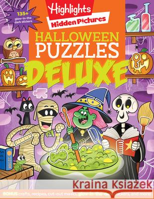 Halloween Puzzles Deluxe Highlights 9781644728420 Highlights Press