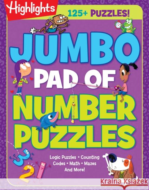 Jumbo Pad of Number Puzzles Highlights 9781644728475 Highlights Press