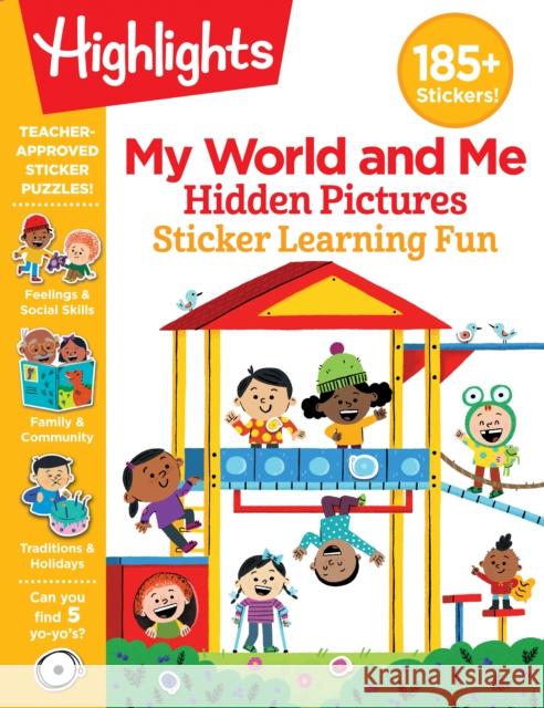 My World and Me Hidden Pictures Sticker Learning Fun Highlights Learning 9781644728666 Highlights Learning