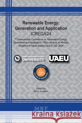 Renewable Energy: Icrega'24 Ala Hussein 9781644903209