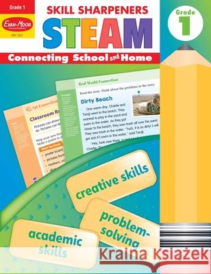 Skill Sharpeners: Steam, Grade 1 Workbook Evan-Moor Corporation 9781645140801 Evan-Moor Educational Publishers