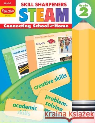 Skill Sharpeners: Steam, Grade 2 Workbook Evan-Moor Corporation 9781645140818 Evan-Moor Educational Publishers