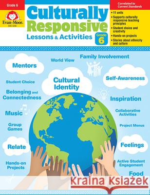 Culturally Responsive Lessons & Activities, Grade 6 Teacher Resource Evan-Moor Corporation 9781645142645 Evan-Moor Educational Publishers