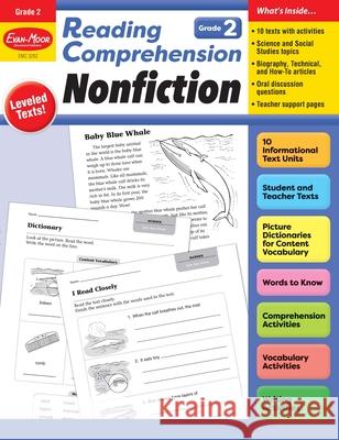 Reading Comprehension: Nonfiction, Grade 2 Teacher Resource Evan-Moor Corporation 9781645143352 Evan-Moor Educational Publishers