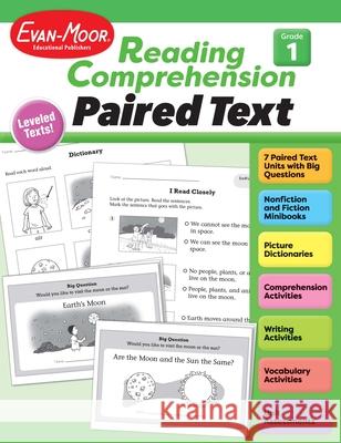 Reading Comprehension: Paired Text, Grade 1 Teacher Resource Evan-Moor Corporation 9781645143406 Evan-Moor Educational Publishers