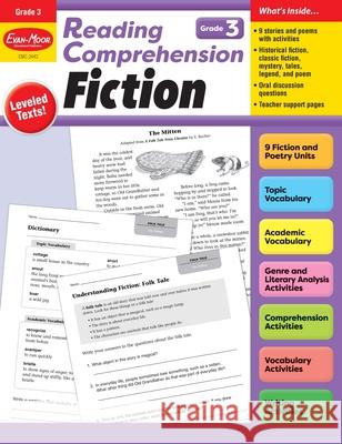 Reading Comprehension: Fiction, Grade 3 Teacher Resource Evan-Moor Corporation 9781645143482 Evan-Moor Educational Publishers