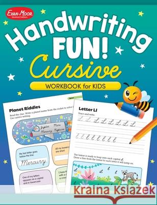 Handwriting Fun! Cursive, All Grades Workbook Evan-Moor Educational Publishers 9781645144106 Evan-Moor Educational Publishers