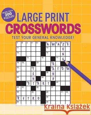 Large Print Crosswords Editors of Thunder Bay Press 9781645171270 Thunder Bay Press