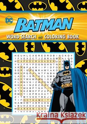 Batman: Word Search & Coloring Book Editors of Thunder Bay Press 9781645174431 Thunder Bay Press