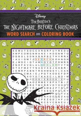 Disney Tim Burton's the Nightmare Before Christmas Word Search and Coloring Book Editors of Thunder Bay Press 9781645176046 Thunder Bay Press