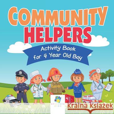 Community Helpers Activity Book for 4 Year Old Boy Educando Kids 9781645217879 Educando Kids