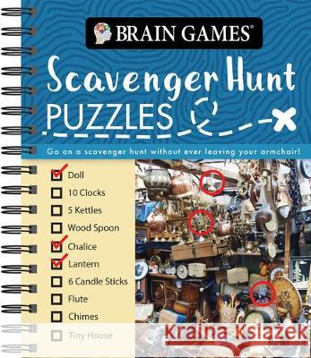 Brain Games Scavenger Hunt Puzzles Publications International Ltd 9781645582540 Publications International, Ltd.