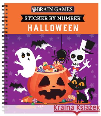 Brain Games - Sticker by Number: Halloween: Volume 1 Publications International Ltd 9781645584964