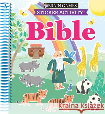 Brain Games - Sticker Activity: Bible (for Kids Ages 3-6) Publications International Ltd 9781645587279 Publications International, Ltd.