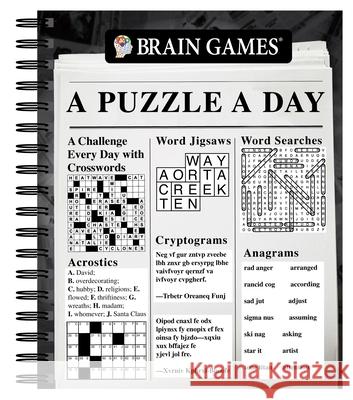 Brain Games - A Puzzle a Day Publications International Ltd           Brain Games 9781645589877 Publications International, Ltd.