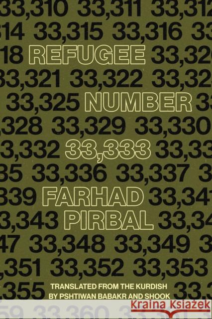 Refugee 33,333: Selected Poems Farhad Pirbal 9781646052714 Deep Vellum Publishing