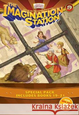 Imagination Station Books 3-Pack: Light in the Lions' Den / Inferno in Tokyo / Madman in Manhattan Marianne Hering 9781646070084 Focus on the Family Publishing