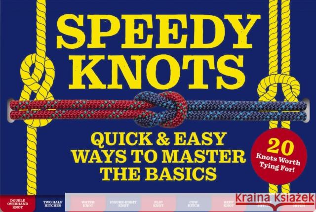 Speedy Knots: Quick & Easy Ways to Master the Basics (How to Tie Knots, Sailor Knots, Rock Climbing Knots, Rope Work, Activity Book for Kids) Lindy Pokorny 9781646432738