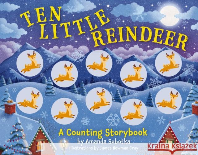 Ten Little Reindeer: A Magical Counting Storybook Amanda Sobotka 9781646434558 Applesauce Press