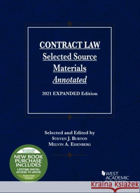 Contract Law Melvin A. Eisenberg 9781647088620 West Academic Publishing