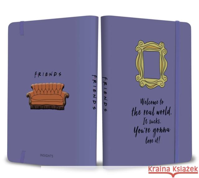 Friends: Yellow Frame Softcover Notebook Insight Editions 9781647222116 Insight Editions