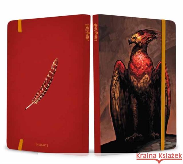 Harry Potter: Fawkes Softcover Notebook Insight Editions 9781647222475 Insight Editions