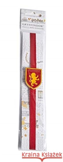 Harry Potter: Gryffindor Elastic Band Bookmark Insight Editions 9781647222543 Insight Editions