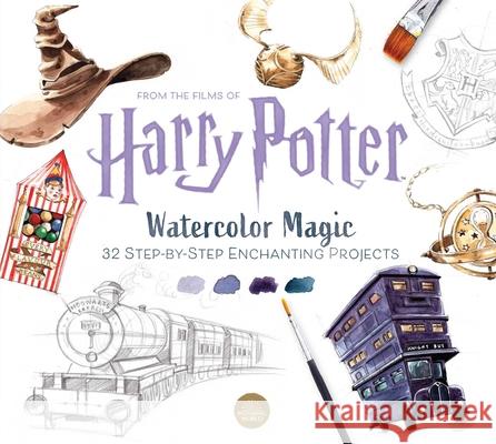 Harry Potter Watercolor Magic: 32 Step-By-Step Enchanting Projects (Harry Potter Crafts, Gifts for Harry Potter Fans) Audoire, Tugce 9781647224622 Insight Editions