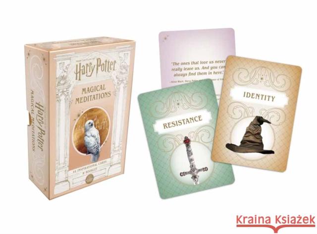 Harry Potter: Magical Meditations: 64 Inspirational Cards Based on the Wizarding World Jody Revenson 9781647224639 Insight Editions