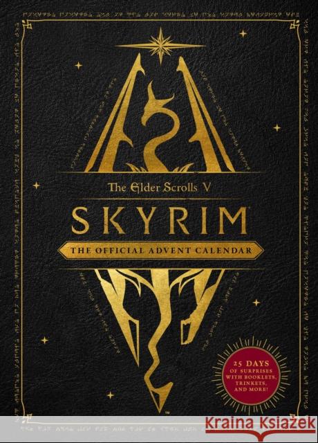 The Elder Scrolls V: Skyrim - The Official Advent Calendar Insight Editions 9781647225506 Insight Editions